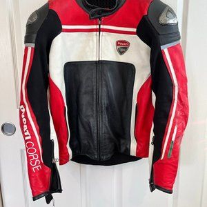 Dainese Ducati Corse leather motorcycle jacket